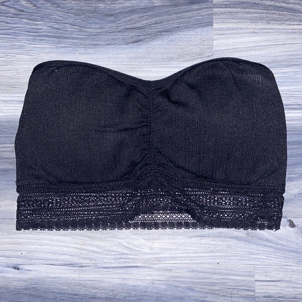 Bandeau/Bralette with Lace Band